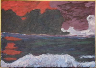 Ausschnitt aus einem Bild von Emil Nolde